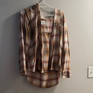 Plaid Long Sleeve Shirt